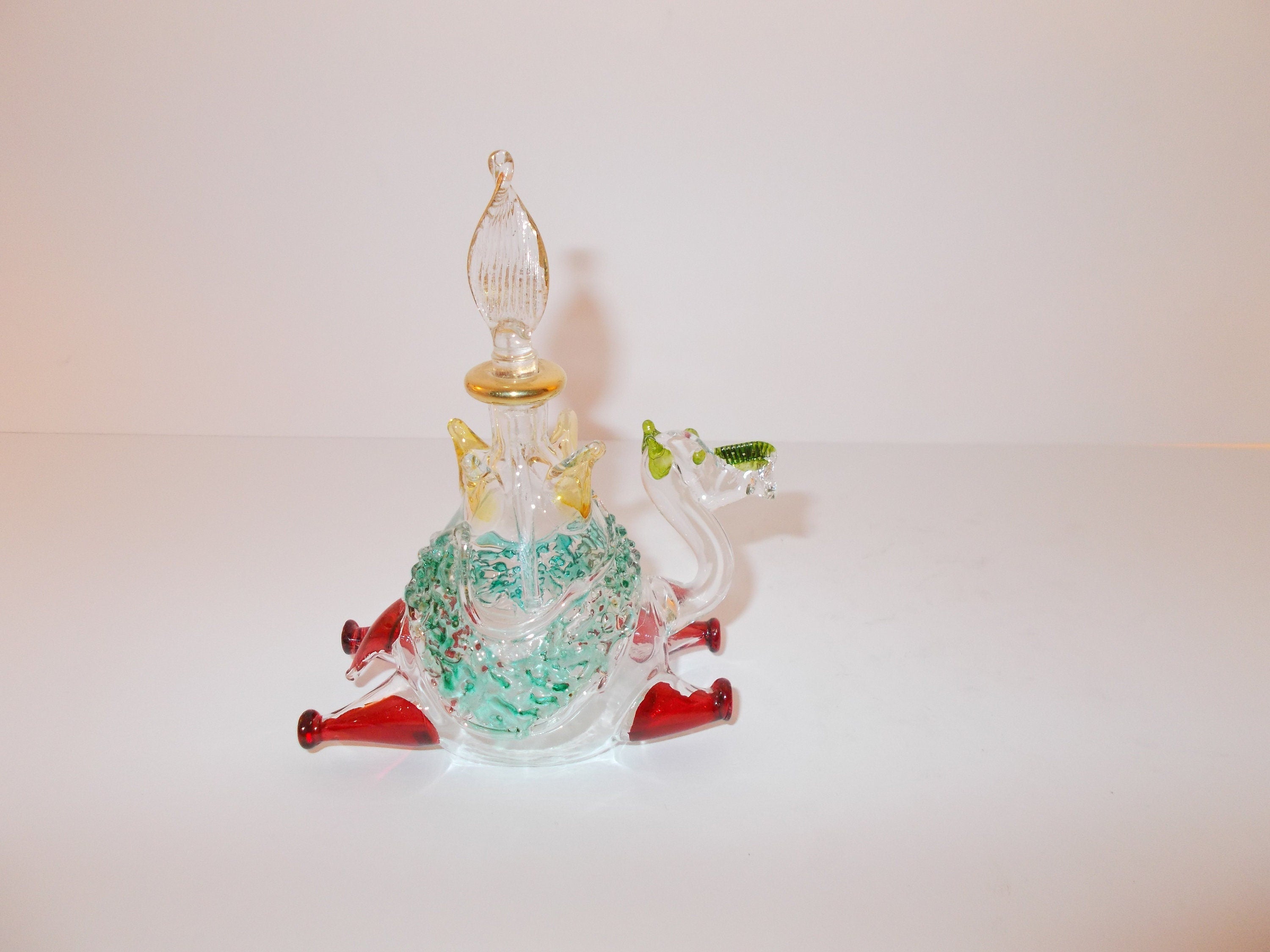 Colored Glass animal  shapes ( Set of 4)