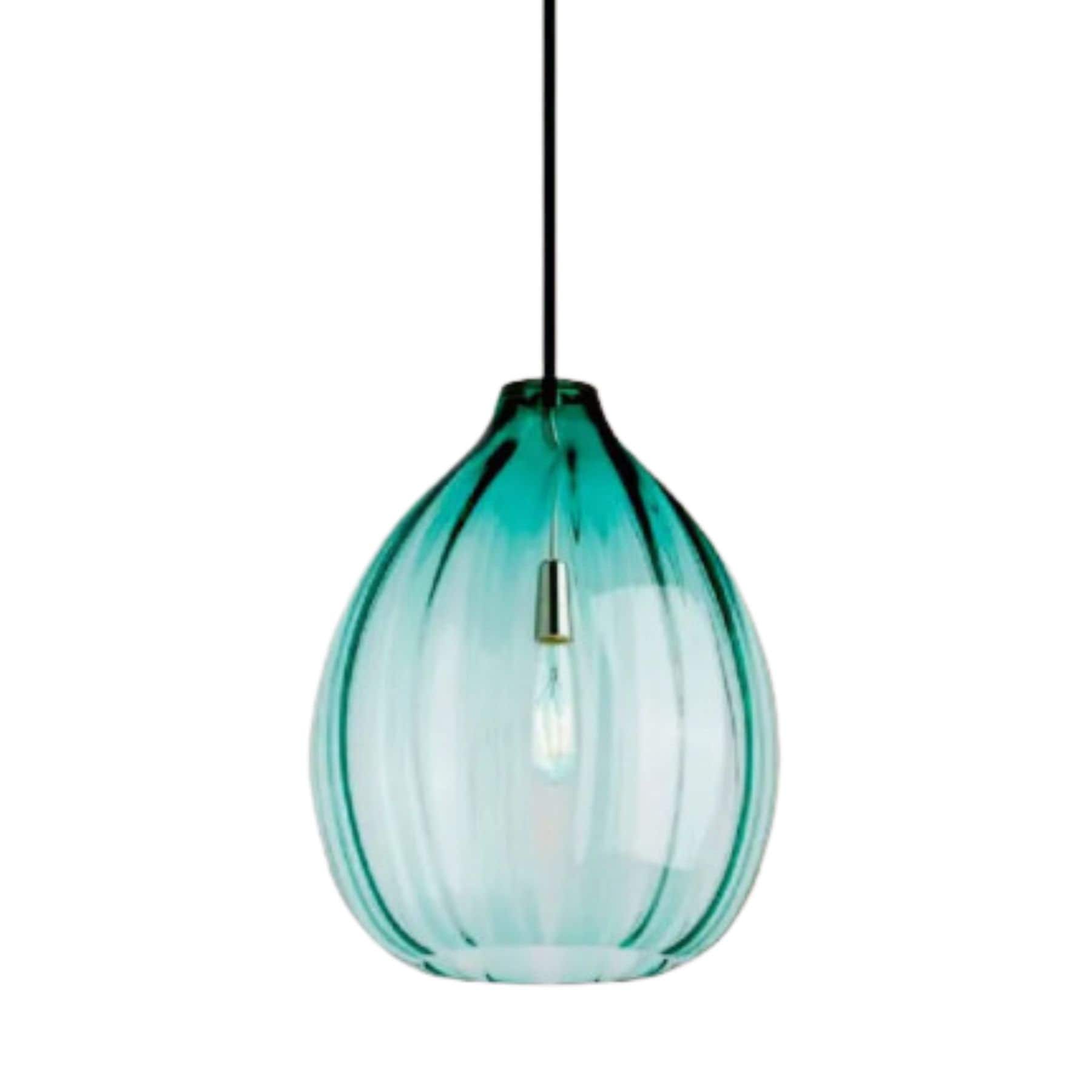 Blown Glass pendant light - Modern pendant light - kitchen island light - ceiling light fixture - dining room  pendant  - pendants lights