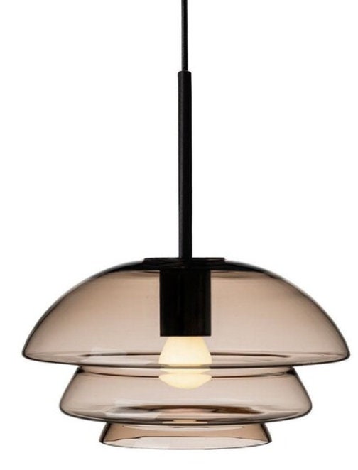 Blown glass pendant - Modern pendants lights - kitchen island light - ceiling decor - ceiling light - Handmade glass pendant light