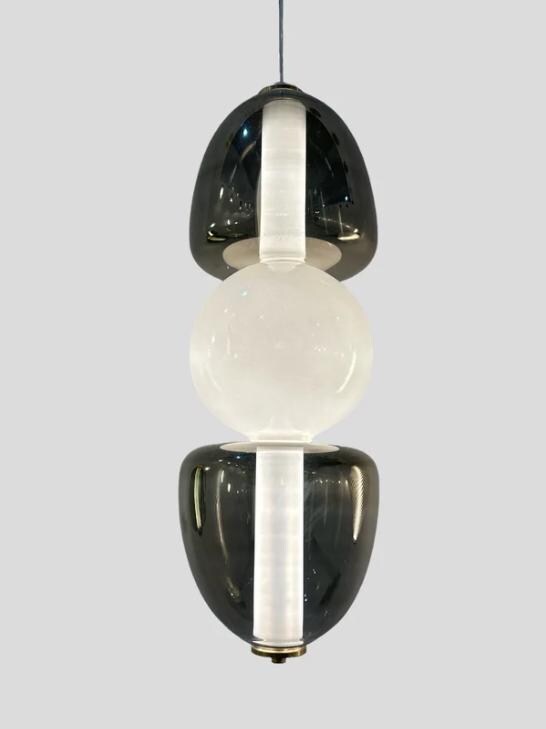 Elegant Personalized Glass Pendant Light - Modern Kitchen Fixture-Trendy Kitchen Deco Pendant