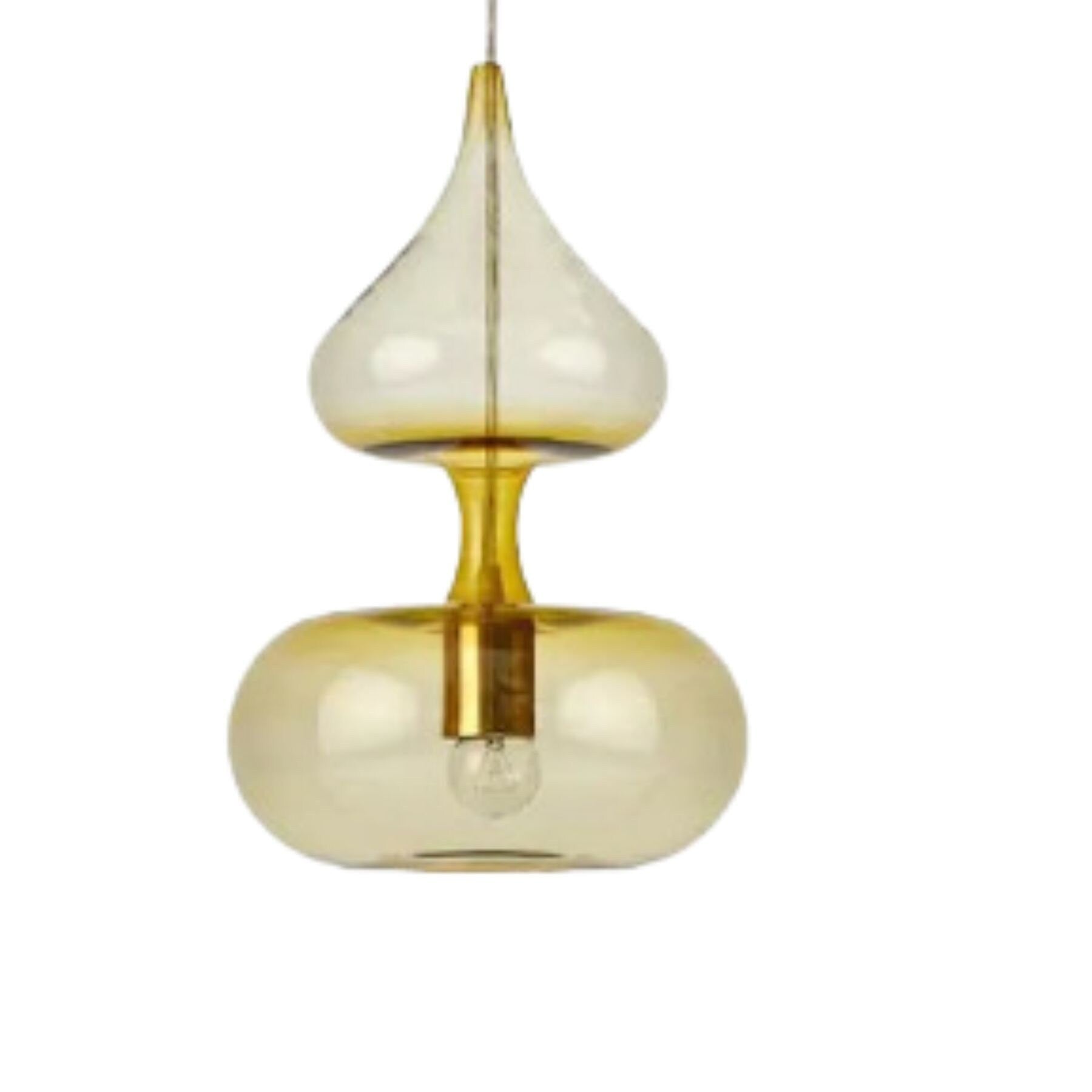 Blown Glass Pendant Light - Modern Kitchen Island Light - Ceiling Decor - Light Fixture