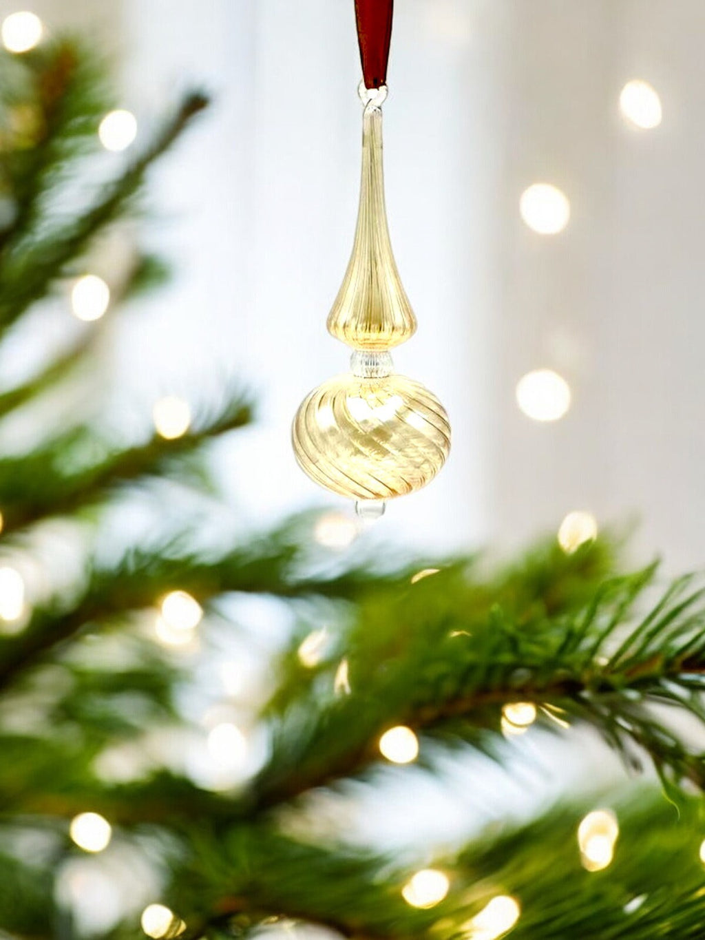 Adorable Gold  Christmas Ornaments - Elegant Tree Decor - Festive Hanging Ornaments - Holiday Tree Topper