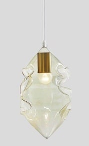 blown glass  pendant light, Unique light fixture, Kitchen décor, Ceiling light, Home décor modern, Light pendants, Dining room Hanging lamp