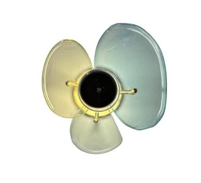 Handcrafted Floral Applique Glass Décor: Wall-Mounted Lighting Collection for Bedrooms, Bathrooms- Modern Wall Sconces - Elegant Wall Lamps