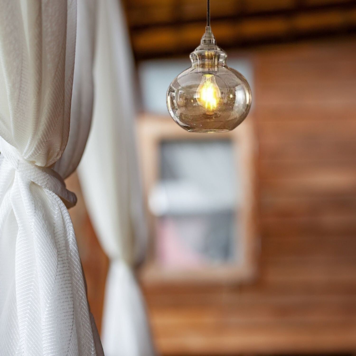 Blown glass pendant - Modern pendants lights - kitchen island light - ceiling decor - ceiling light -dining room pendant light