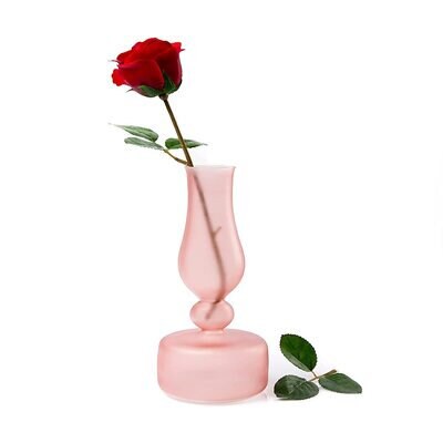 Artisan Blown Glass Vase - Handcrafted Home Decor - Beautiful Flower Vase-custom glass vase