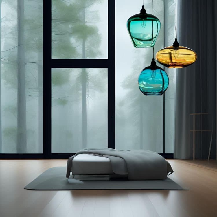 Hand-Blown Glass Pendant Lights – Custom Colors Inspired by Nature