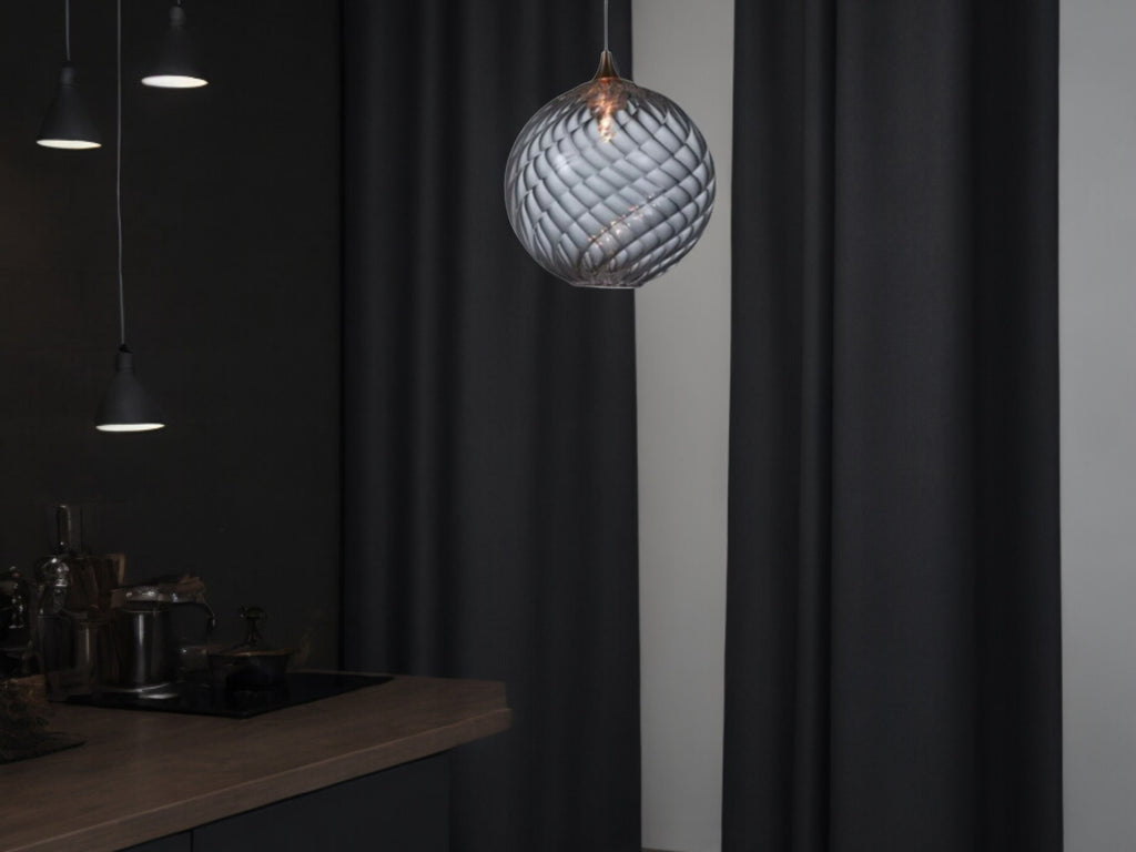 Artisan Chandelier Lamp -Exquisite Handcrafted Glass Pendant Light – Elegant Kitchen Light Fixture-Custom glass pendant light