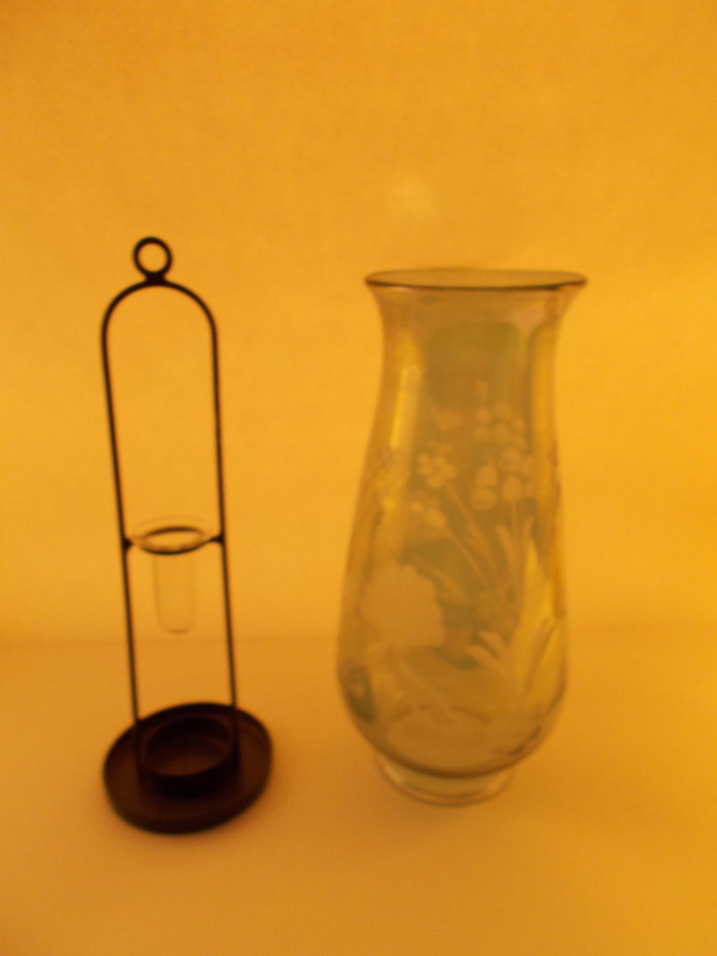 blue hand made Glass Scent