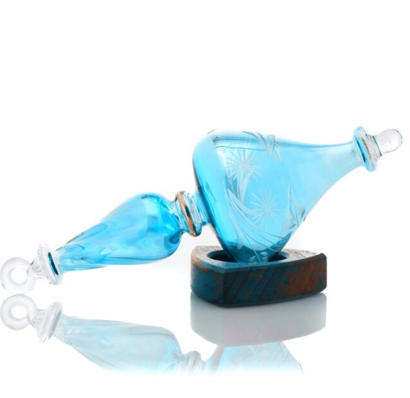 Engraved Egyptian glass Christmas  Ornaments- Adorable Hanging ornament- Decorative tree topper-Art glass Christmas Tree Decorations