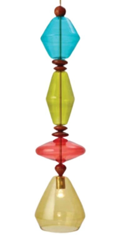 Customizable Multicolored Blown Glass Pendant Light – Modern Ceiling Light Fixture – Decorative Pendant Lamp-deco light fixture