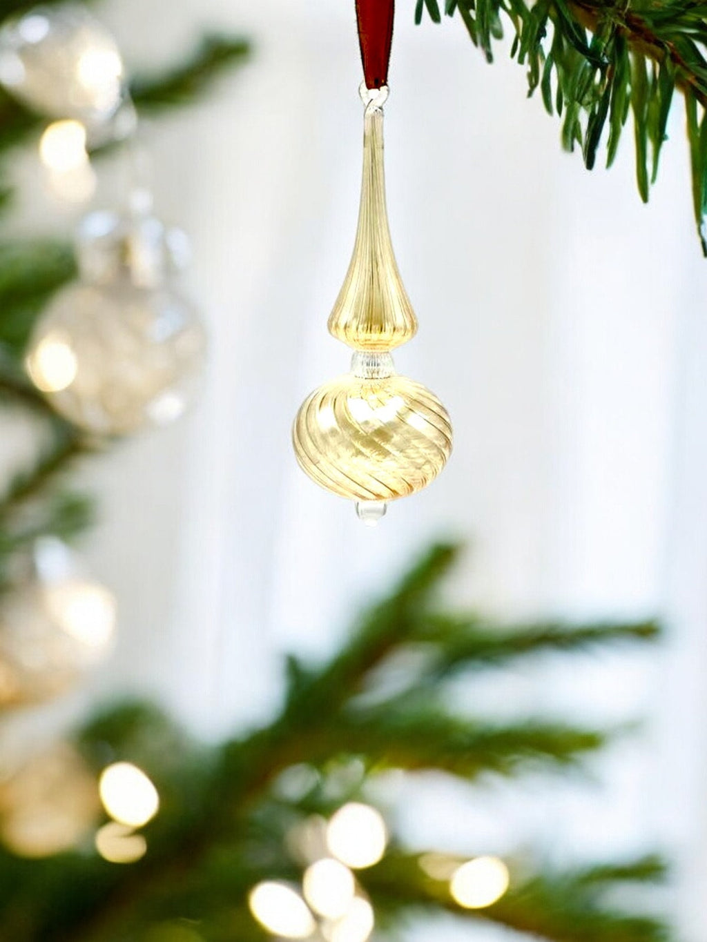 Adorable Gold  Christmas Ornaments - Elegant Tree Decor - Festive Hanging Ornaments - Holiday Tree Topper