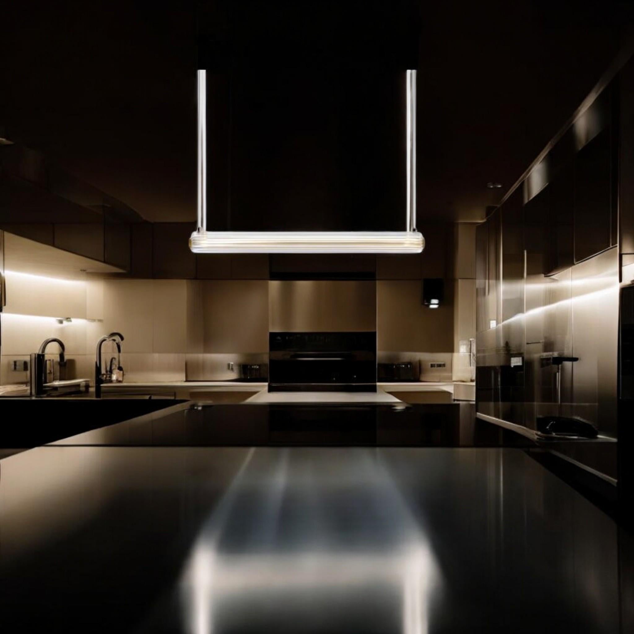 Light with Brass or Chrome Finish Modern Ceiling Lamp Handmade for Kitchen Island or Bedroom Lighting Decor