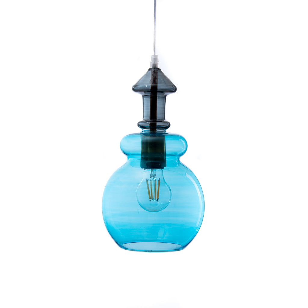 blown glass  pendant light, Unique light fixture, Kitchen décor, Ceiling light, Home décor modern, Light pendants, Dining room Hanging lamp