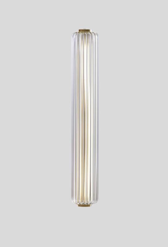 Handmade Linear Glass Wall Sconce | Customizable Artisan Glass Applique for Modern Lighting Design