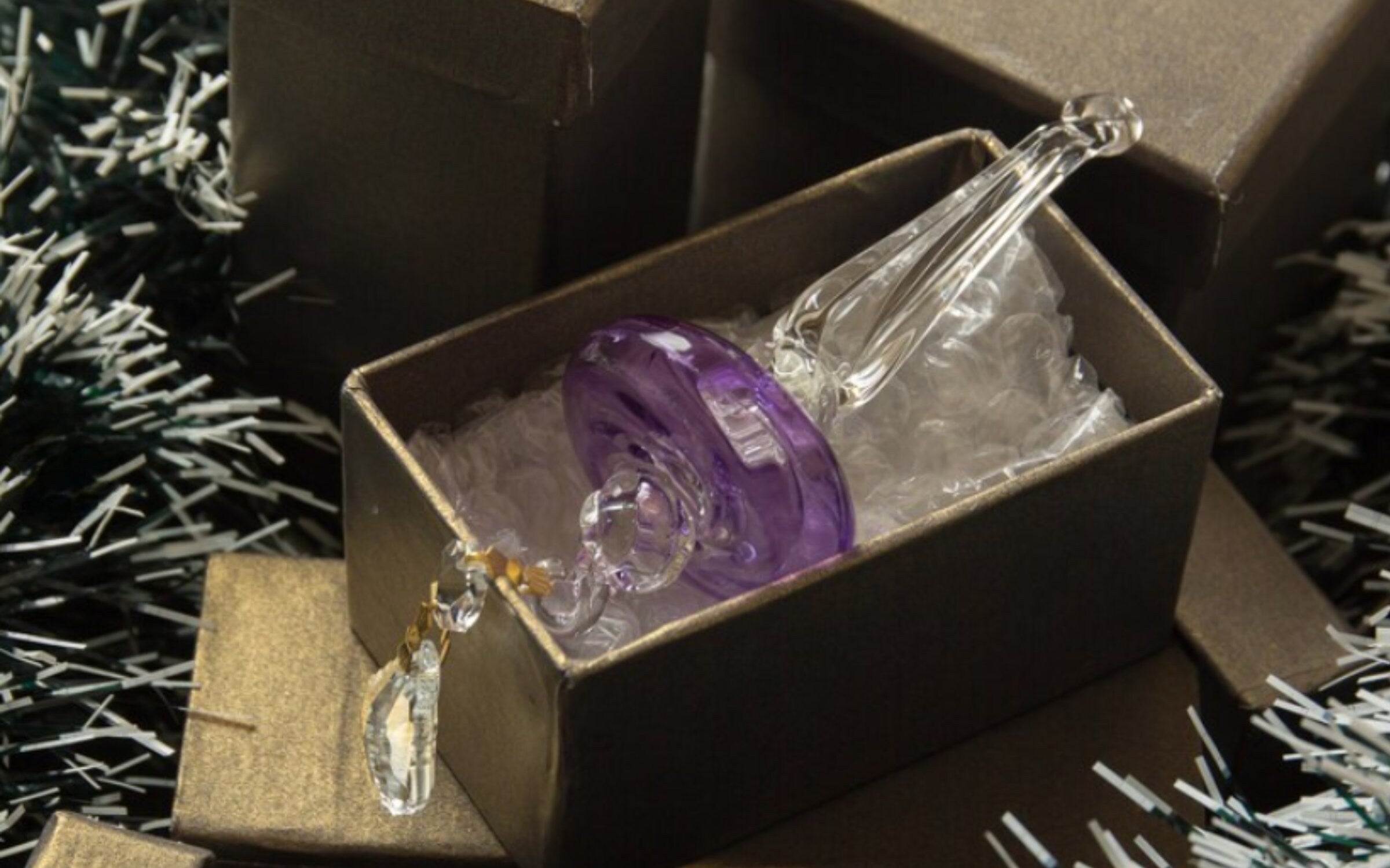 Christmas Glass Ball Ornaments -Blue Xmas Balls for Christmas Tree -Blown Glass ornaments-Egyptian Decorations ornaments-Perfect gift 2024