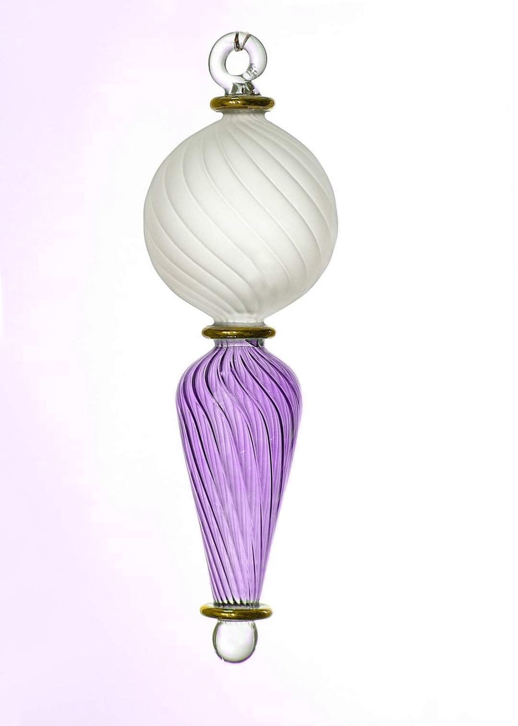 Elegantly Crafted Egyptian Glass Christmas Ornaments - Hand-blown Xmas Tree Decor - Tree Topper Delights - Ideal Holiday Gift