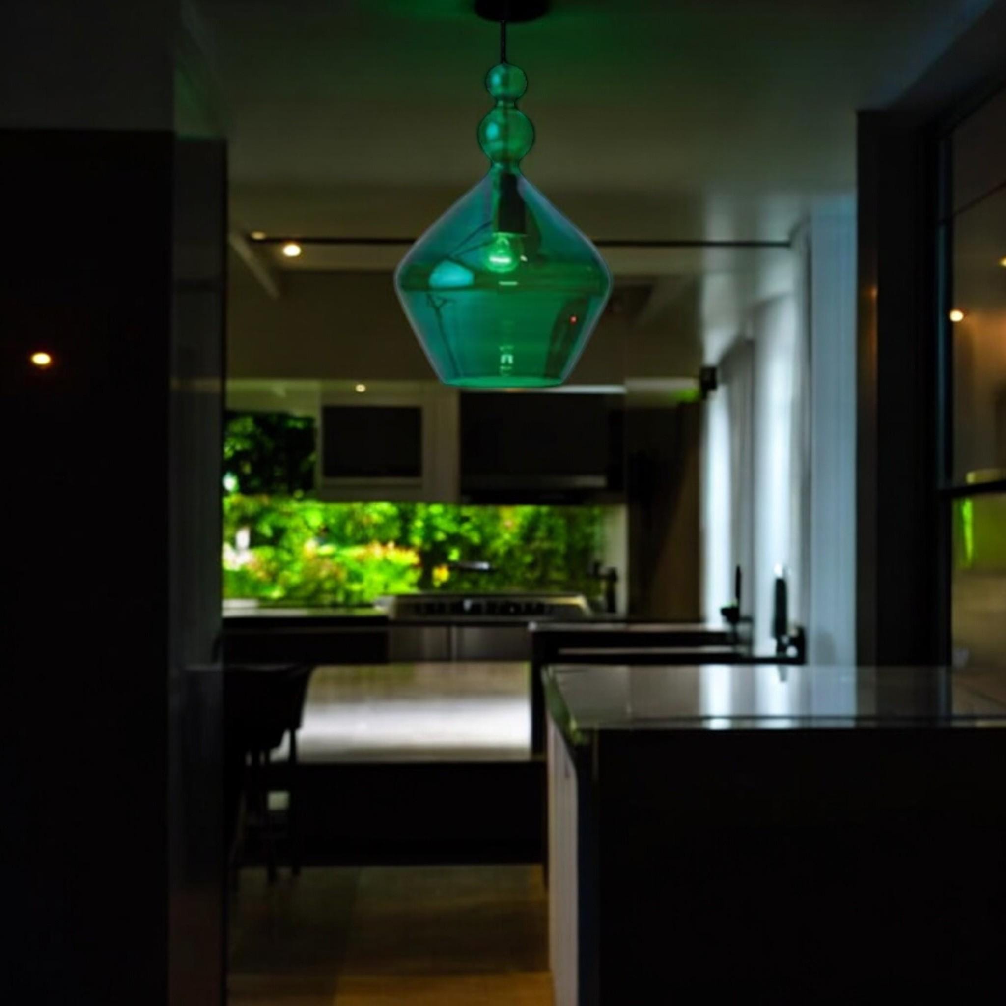 Blown glass pendant - Modern pendants lights - kitchen island light - ceiling decor - ceiling light - Dining room pendant light