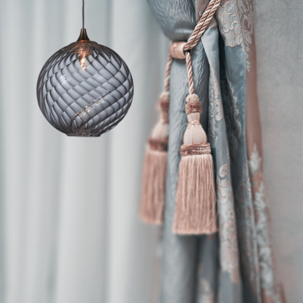 Artisan Chandelier Lamp -Exquisite Handcrafted Glass Pendant Light – Elegant Kitchen Light Fixture-Custom glass pendant light