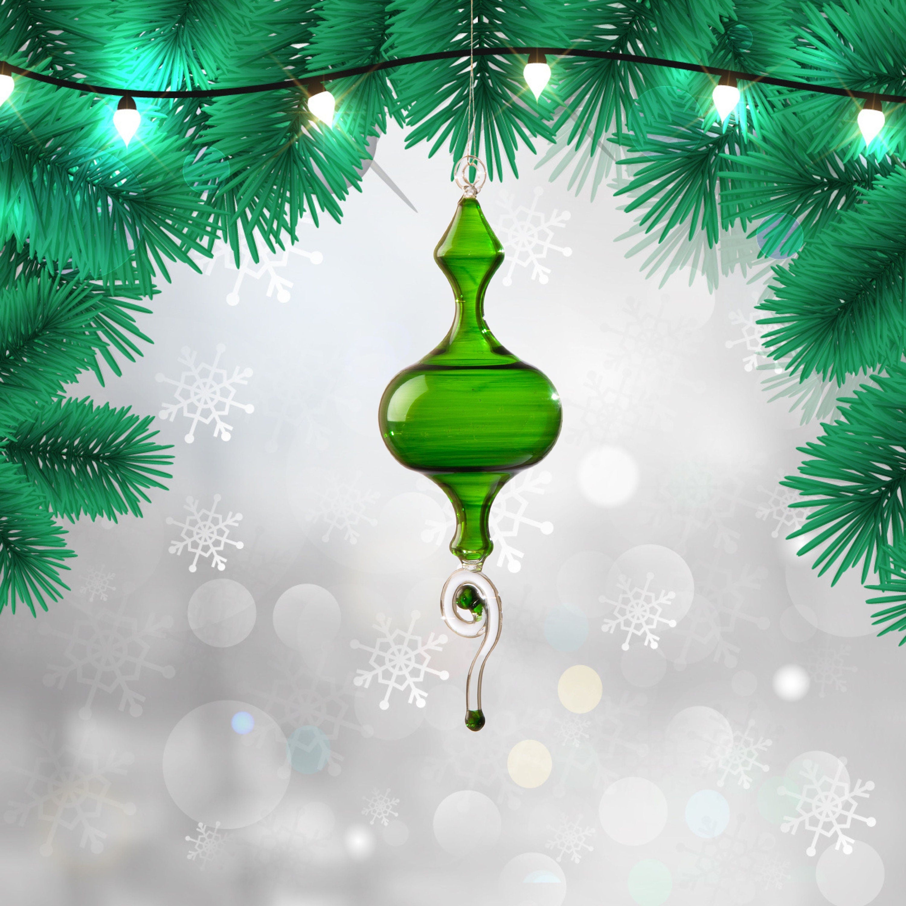 Christmas  Ornaments- Adorable Hanging ornament- Decorative tree topper- Christmas Tree Decorations  green  2023