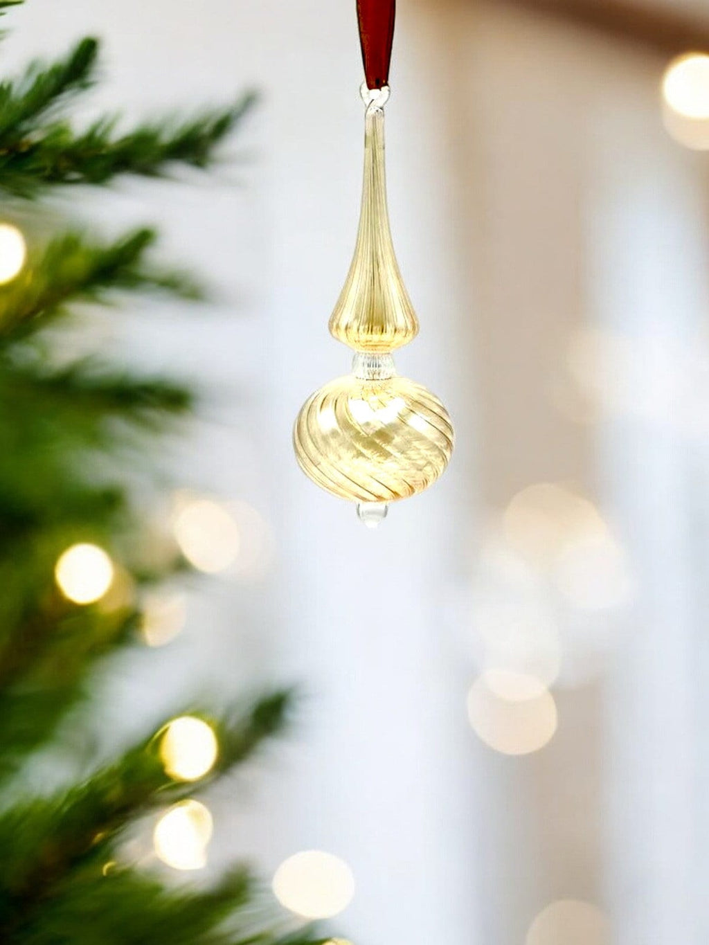 Adorable Gold  Christmas Ornaments - Elegant Tree Decor - Festive Hanging Ornaments - Holiday Tree Topper