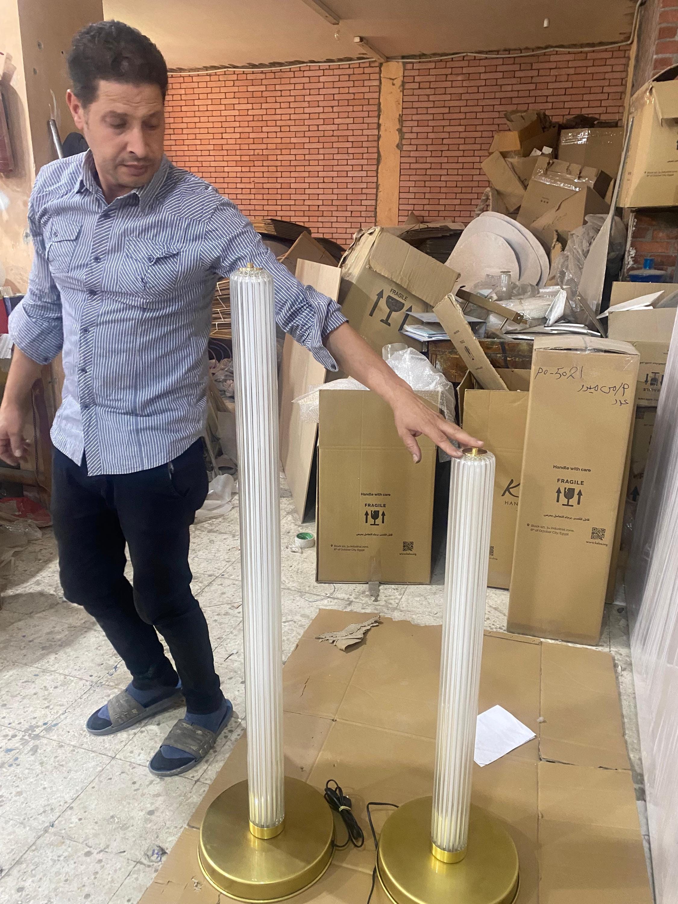 Handcrafted Glass Floor Lamp Elegant Design Contemporary Modern Handblown Glass Floor Lamp Artisan Crafted Standing Light modern floorlamp