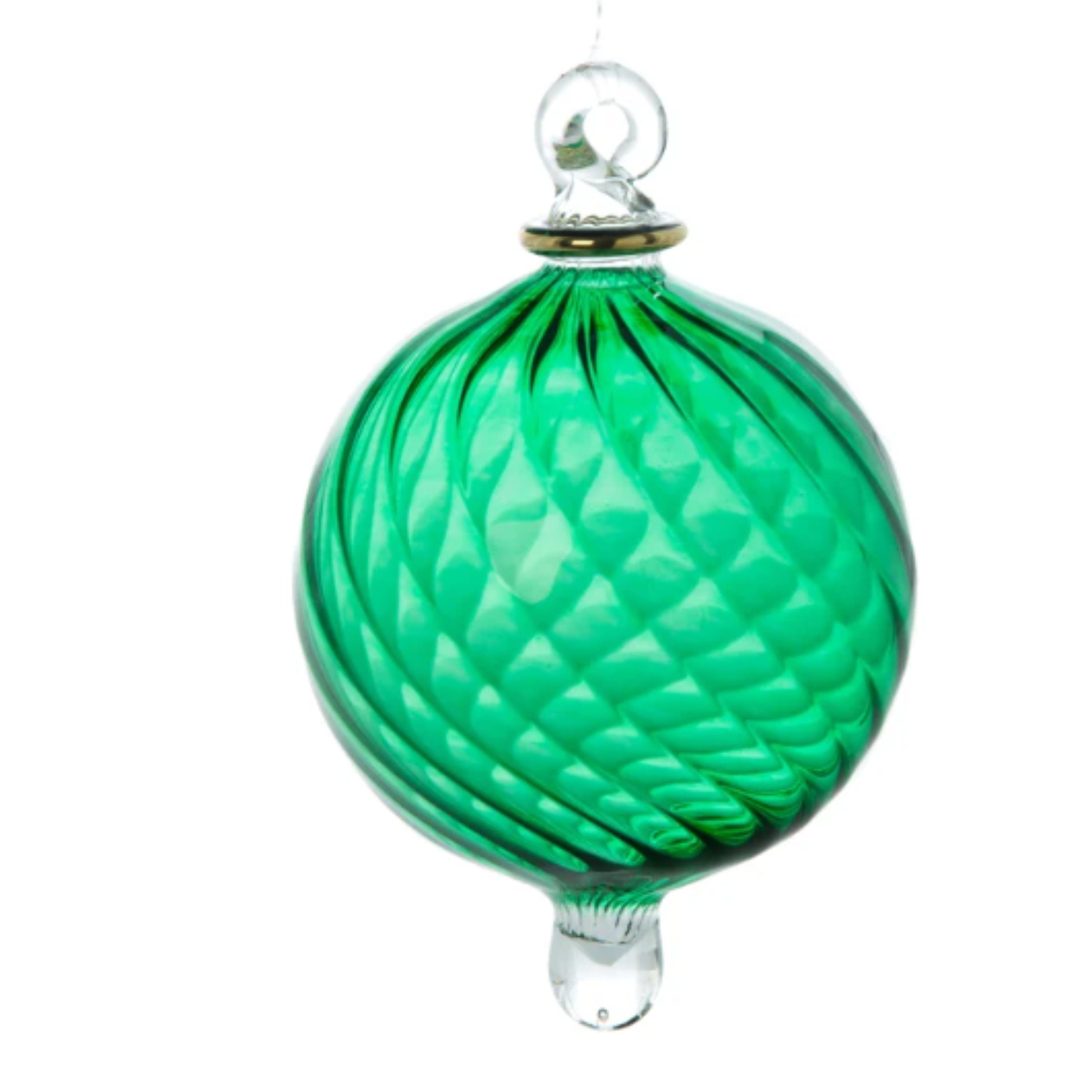 Christmas glass  Ball Ornaments- Adorable Hanging Decorative Xmas Balls for Christmas Tree Decorations Home -hanging ornaments -green  2023
