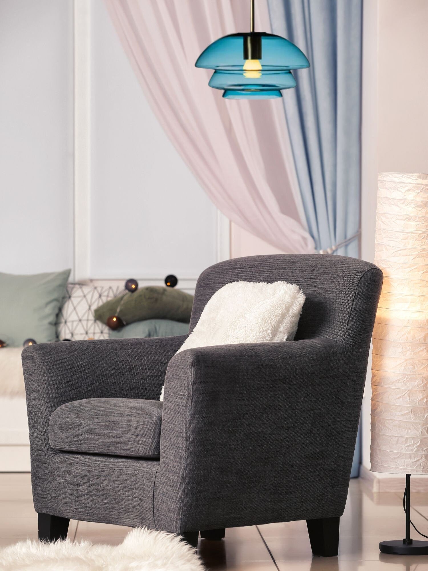 Blown glass pendant - Modern pendants lights - kitchen island light - ceiling decor - ceiling light - Handmade glass pendant light