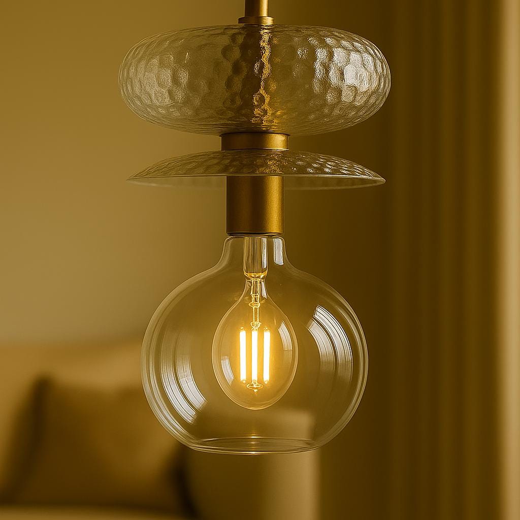 Glass Pendant Light Globe Ceiling Lamp Modern Brass Fixture Custom Kitchen Lighting Dining Room Island Living Room Decor