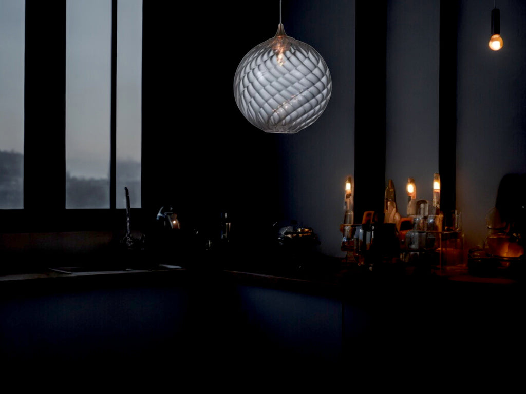 Artisan Chandelier Lamp -Exquisite Handcrafted Glass Pendant Light – Elegant Kitchen Light Fixture-Custom glass pendant light