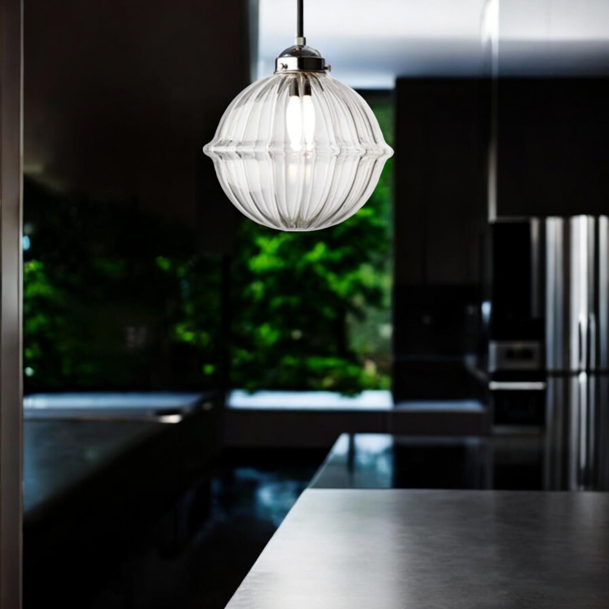 Elegant Custom Glass Pendant Lamp – Exquisite Artisan Chandelier Lighting-Stunning Pendant Light for Kitchen Elegance