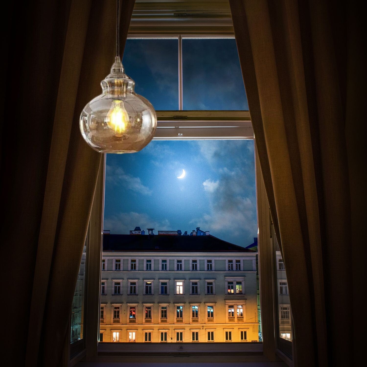 Blown glass pendant - Modern pendants lights - kitchen island light - ceiling decor - ceiling light -dining room pendant light