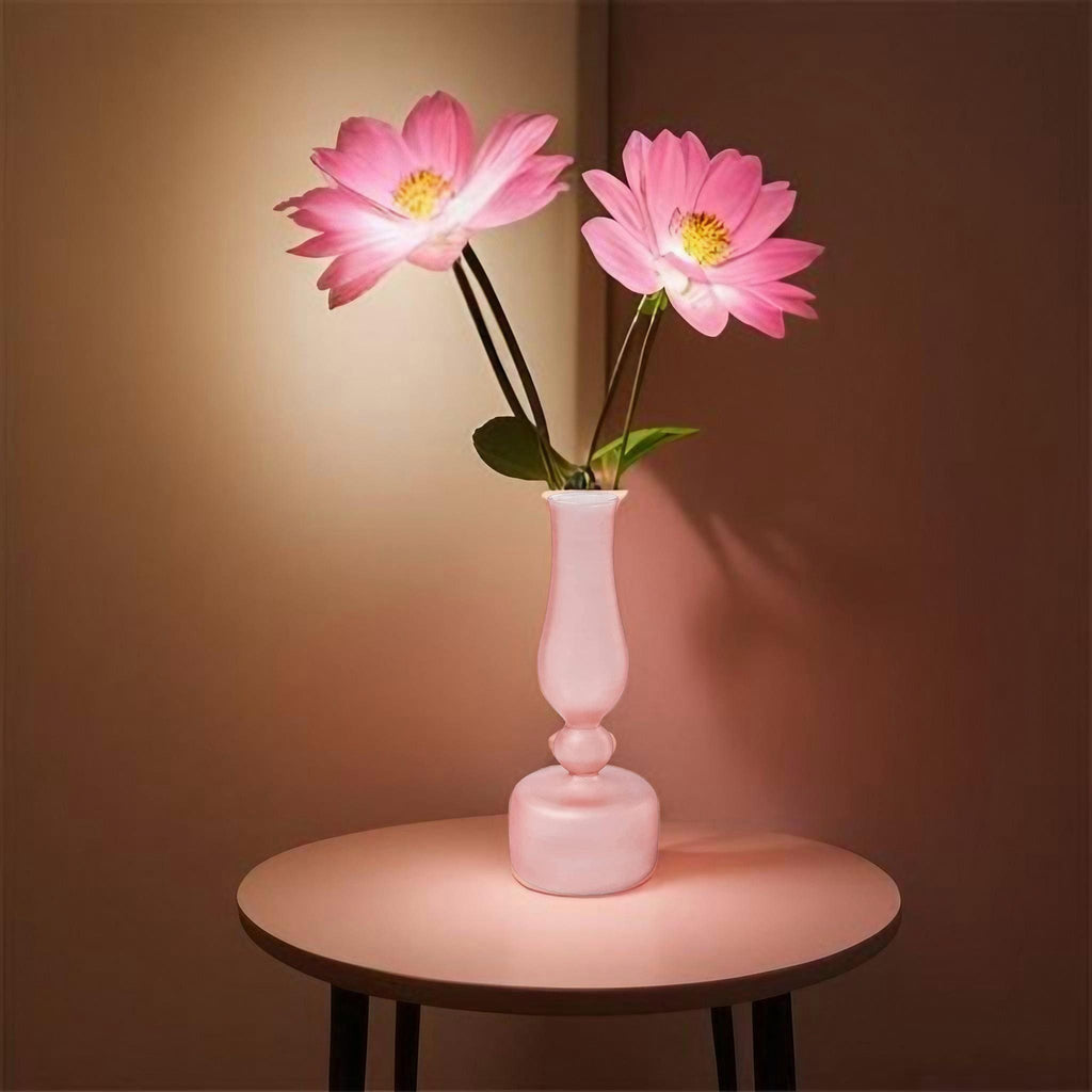 Artisan Blown Glass Vase - Handcrafted Home Decor - Beautiful Flower Vase-custom glass vase