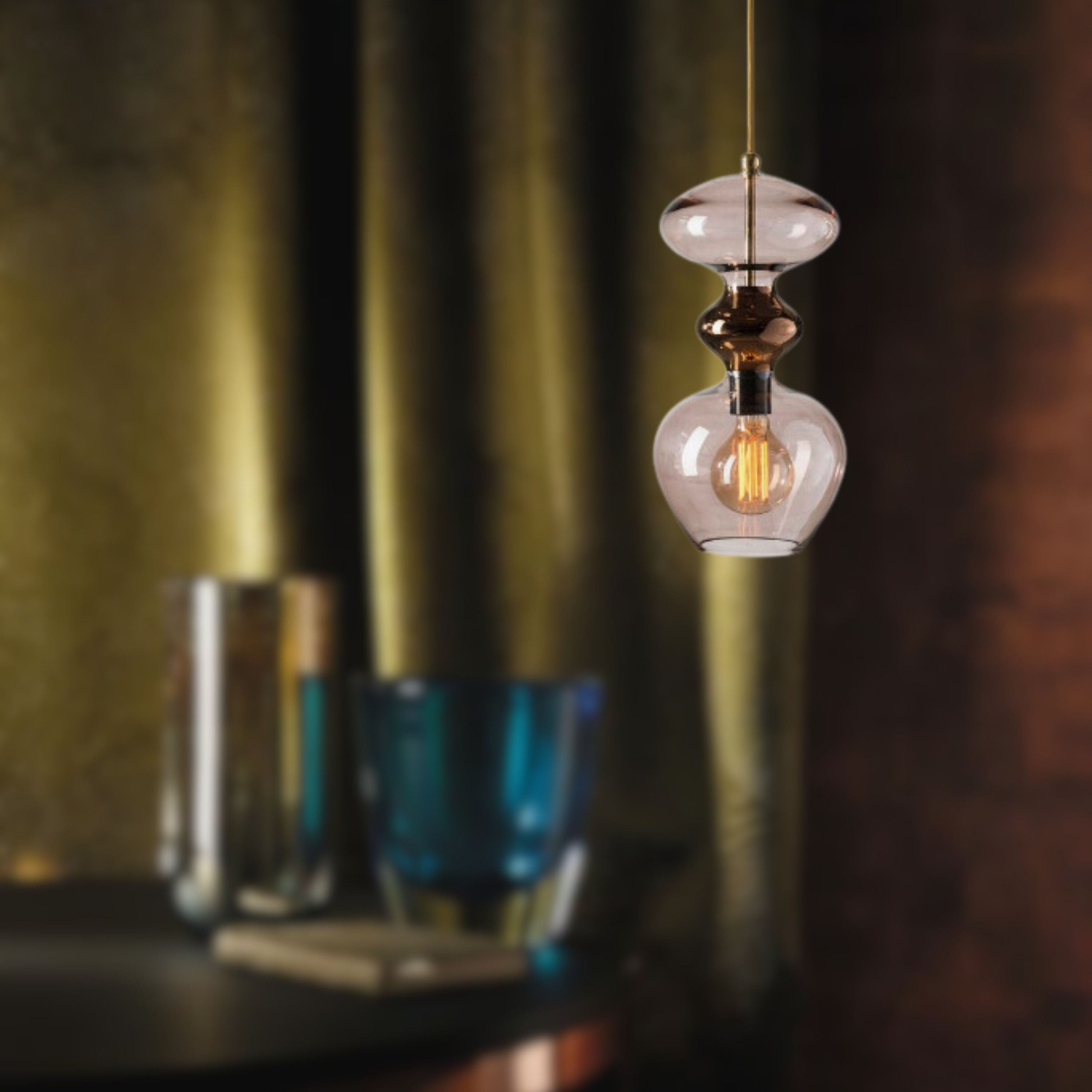 blown glass  pendant light, modern  glass Light pendant ,Blown Glass Light Fixtures Home  Decoration, Hanging lamp for Dining room lights