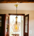 Handcrafted Rustic Pendant Lighting - Glass Kitchen Island Light Fixture-Elegant pendant light