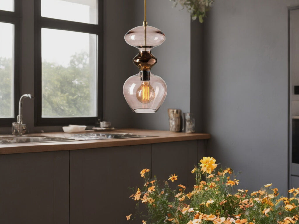 blown glass  pendant light, modern  glass Light pendant ,Blown Glass Light Fixtures Home  Decoration, Hanging lamp for Dining room lights