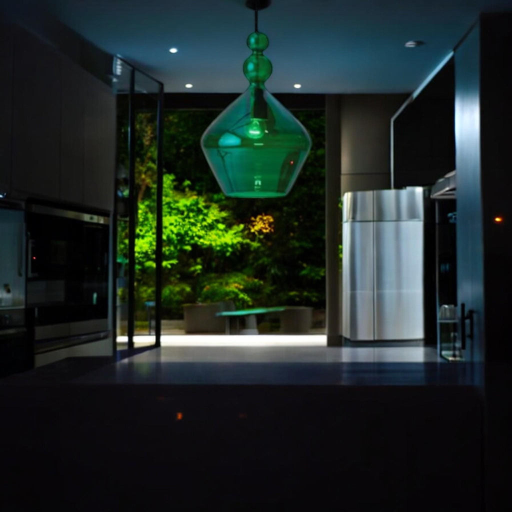 Blown glass pendant - Modern pendants lights - kitchen island light - ceiling decor - ceiling light - Dining room pendant light