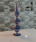 SPHERE blue burble GLASS VASE modern