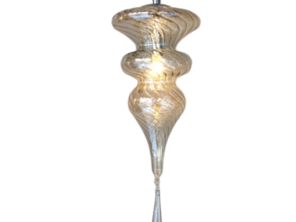 blown glass  pendant light, Unique light fixture, Kitchen décor, Ceiling light, Home décor modern, Light pendants, Dining room Hanging lamp