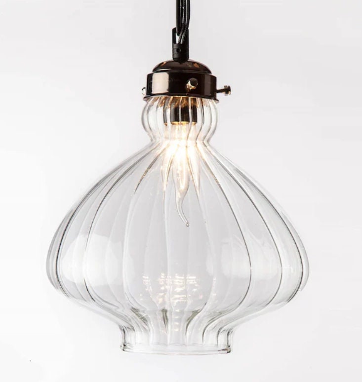 Contemporary Kitchen Glass Pendant Light, Elegant Blown glass  pendant Light ,Blown Glass Light Fixtures, Kitchen light Decoration