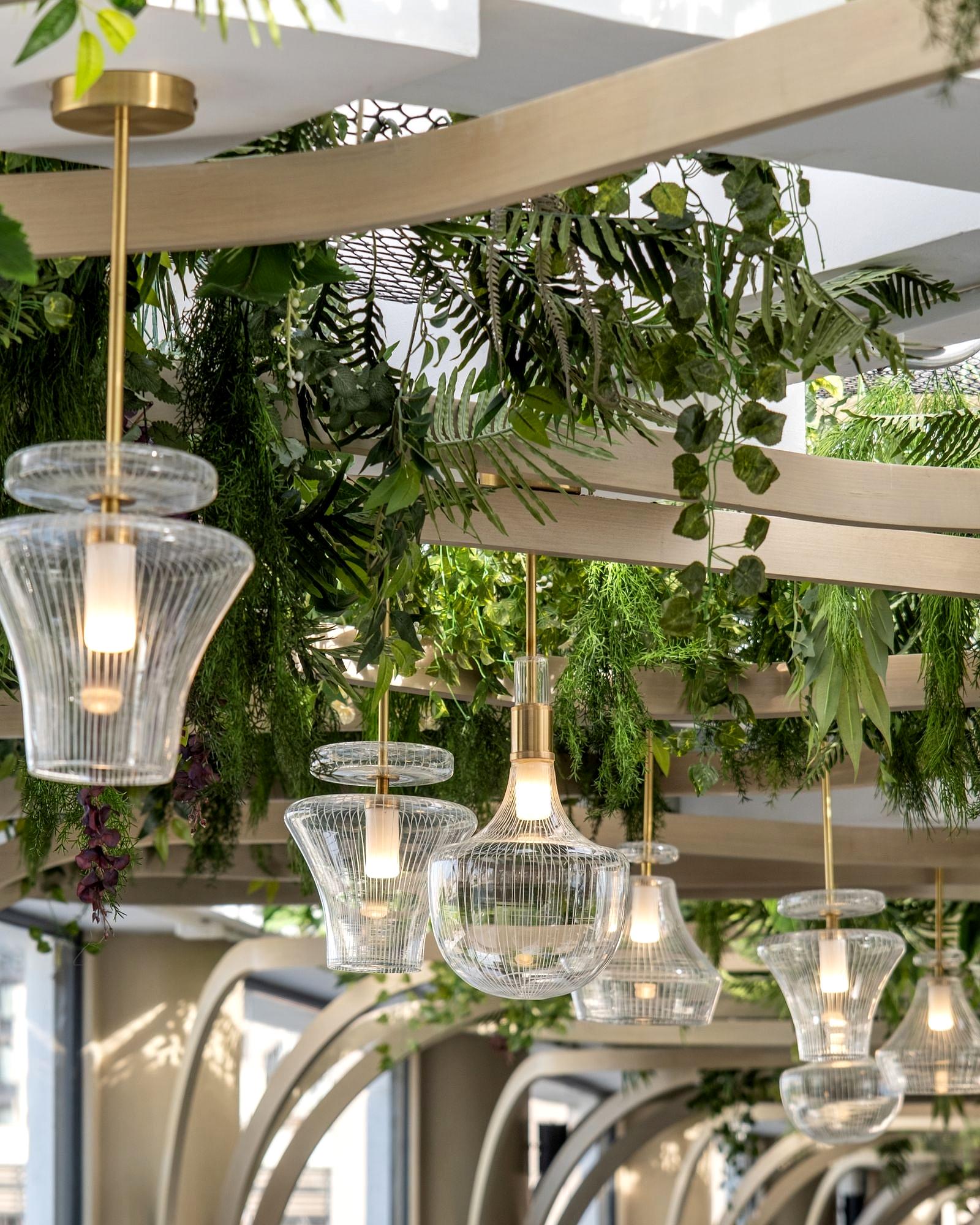 Set of 2 Hanging Light Glass Pendant Lights Artisan Ceiling Lamp Handblown Glass Fixture Interiors Inspired Ceiling Fixtures Custom Pendant