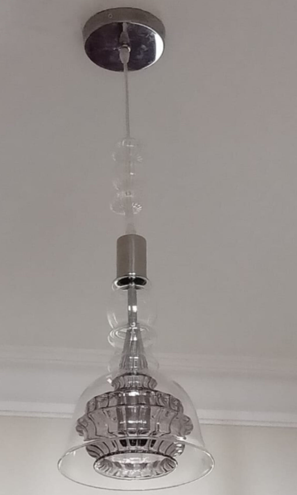 Blown Glass pendant light - Modern pendant light - kitchen island light - ceiling light fixture - dining room  pendant  - pendants lights