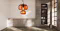 Artistic Glass Pendant Light - Contemporary Kitchen & Dining Room Fixture - Handblown Ceiling Lamp
