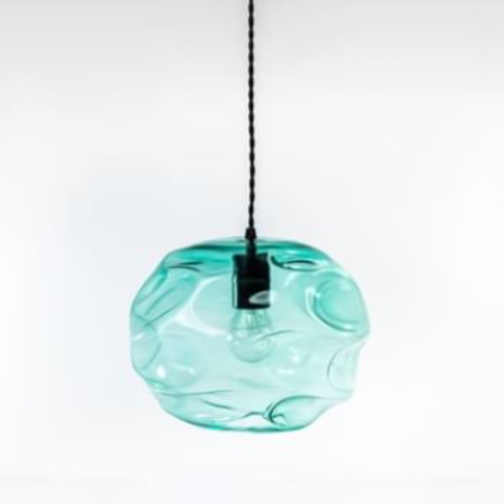 Blown Glass pendant light - Modern pendant light - customizable pendant  light-kitchen island  light - ceiling light  - deco light fixture