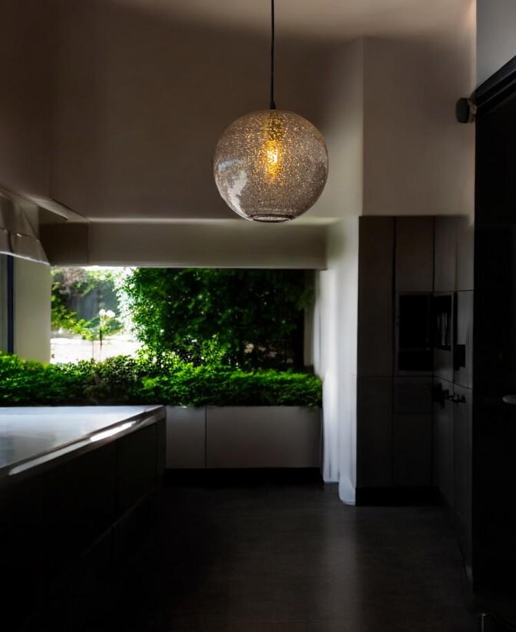 Elegant Handmade Glass Globe Pendant Light – Modern Ceiling Lamp for Kitchen, Bedroom, Dining & Living Room – Home Decor Lighting