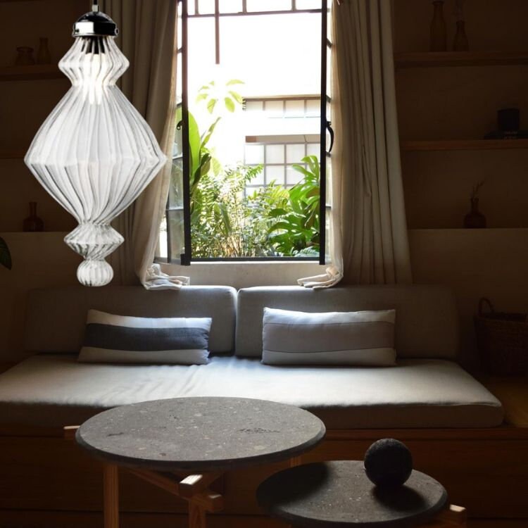 Blown Glass Pendant Lights - Modern Kitchen Island Lighting - Handmade Custom Elegance