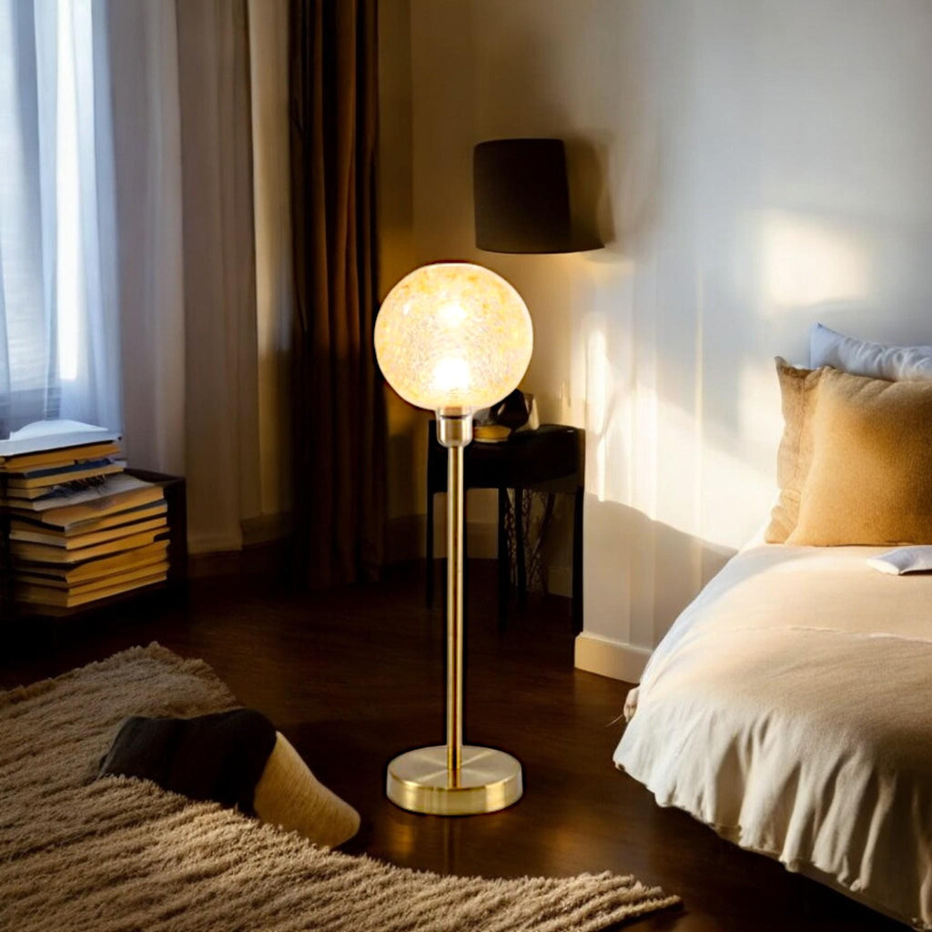 Stunning Glass Floor Lamp | Chic Style & Soothing Glow for Any Space